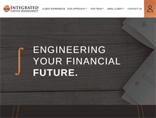 Tablet Screenshot of icapitalmgt.com